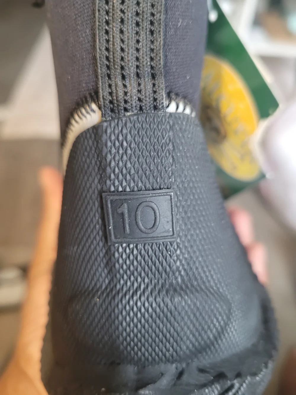 Calcutta Neoprene Fishing Boots in Black and Gray
